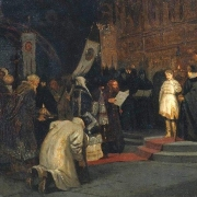 Povolání M. F. Romanova na trůn