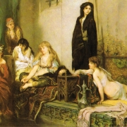 Černohorky v harému (1877)