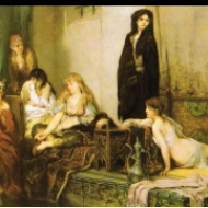 Černohorky v harému (1877)