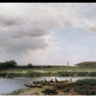 Pohled na řeku Kazanku