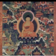 Tibetská Thangka z 18. století