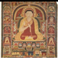 Tibetská Thangka z konce 13. století