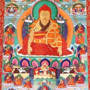 Tibetská Thangka ze 17. století