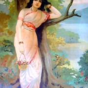 Ahalya, z ilustrací k eposu Ramajána