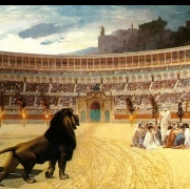 Poslední modlitba křesťanských mučedníků