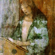 Nástěné malby ve Smíškovské kapli – Postava z votivní scény (1485–1492)