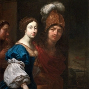 Paris a Helena (Dvojportrét Františka Antonína Berky hraběte Hovory z Dubé a Lipého a Aloisie Ludoviky Anny de Montecuccoli, okolo 1672)