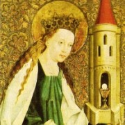 Svatá Barbora s donátorem (1482)