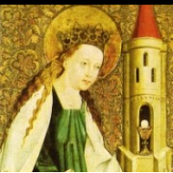 Svatá Barbora s donátorem (1482)