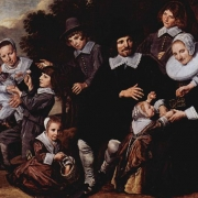 Rodinný portrét s deseti osobami