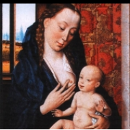Madonna kojící dítě