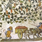 Mozaiková výzdoba kostela Sta Costanza (384–399)