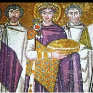 Císař Justinián (kolem roku 547)