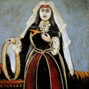 Gruzínská žena s tamburínou