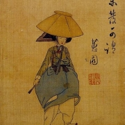 Žena s červeným kloboukem