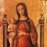 Marie s dítětěm na trůně (1460)