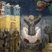 Scéna ze života sv. Františka, Horní bazilika v Assisi
