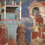 Scéna ze života sv. Františka, Horní bazilika v Assisi