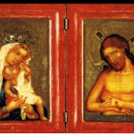 Diptych s obrazem Madony s dítětem a Bolestného Krista (před rokem 1360)