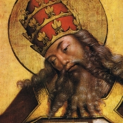 Triptych s obrazem sv. Trojice (po roce 1510), detail