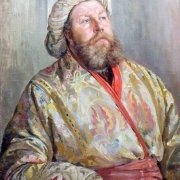 Portrét muže v orientálním kostýmu
