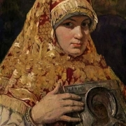 Žena s ikonou
