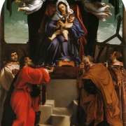 Madona se sv. Jakubem a Ondřejem (před 1550)