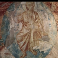 Kristus Vševládce, scéna Apokalypsy, Horní bazilika v Assisi
