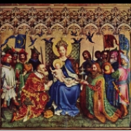 Oltář v kolínské katedrále, ústřední panel