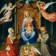 Madona se světci a anděly