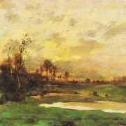 Krajina při západu slunce (1881)