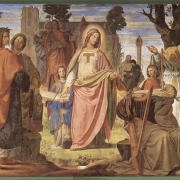 Zavedení umění v Německu skrze náboženství, freska