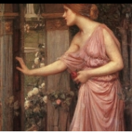 Psyché otevírá dveře Kupidovy zahrady