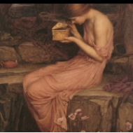 Psyché otevírá zlatou skřínku