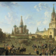Rudé náměstí v Moskvě (1801)