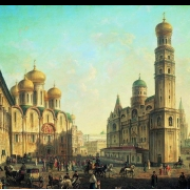 Katedrální náměstí v moskevském Kremlu