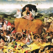 Triumfální průvod s fůrou sena (střední část triptychu Fůra sena)