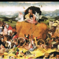 Triumfální průvod s fůrou sena (střední část triptychu Fůra sena)