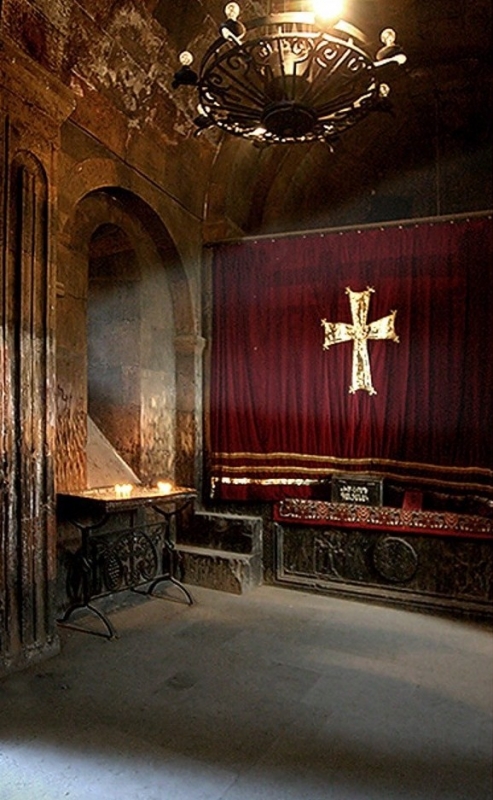 Klášter Chor Virat, Arménie, kaplička, interiér