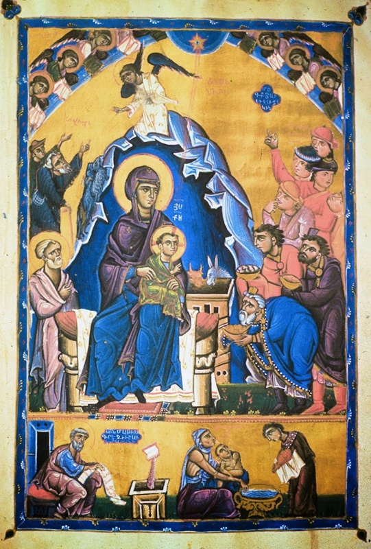 Narození Krista, asi 1260, Jeruzalém, Arménský patriarchát 