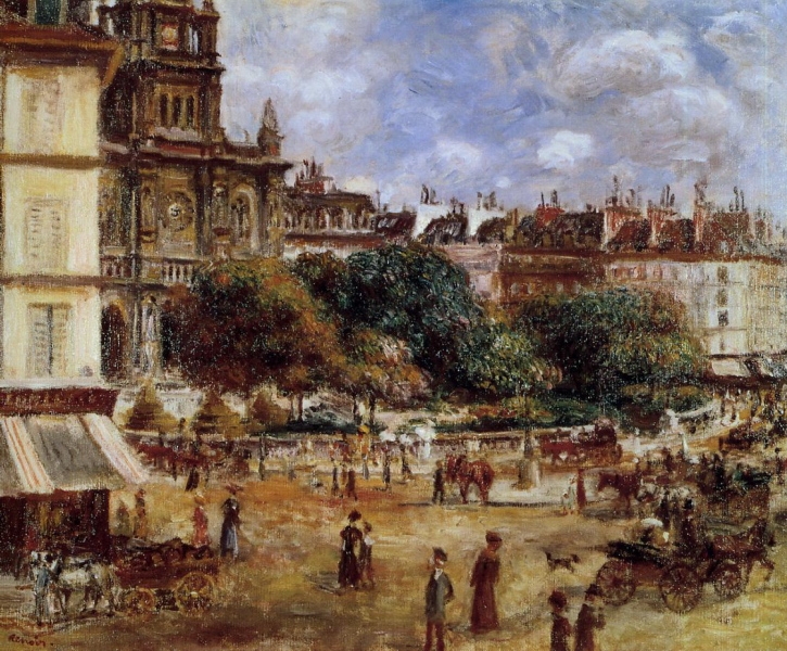 Place de la Trinite, Paříž (1875)