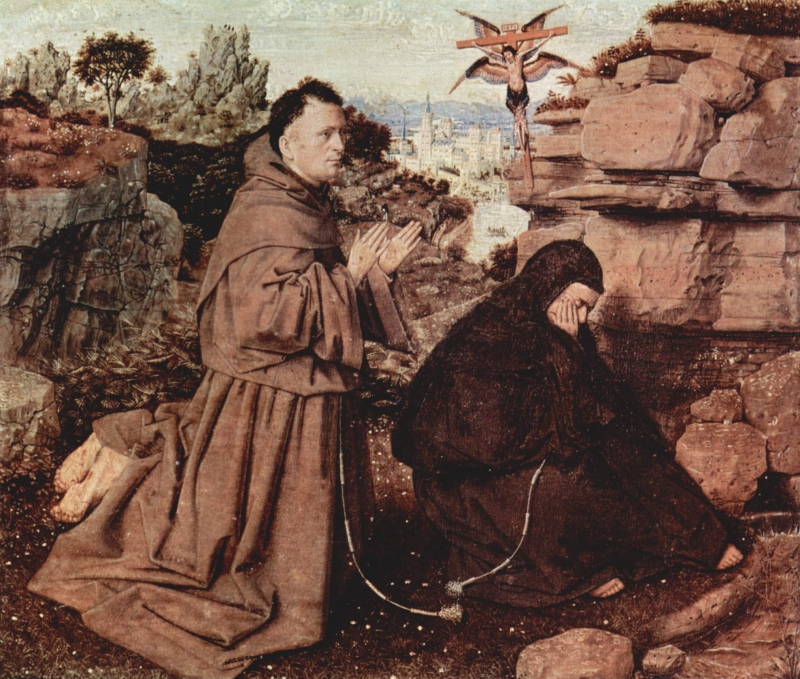 Stigmatizace sv. Františka (kolem 1440)
