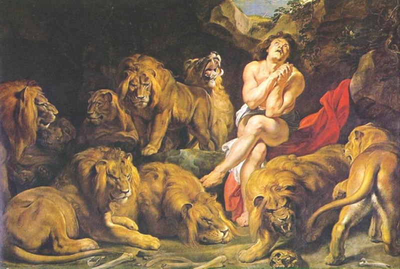 Daniel v jámě lvové (1615)