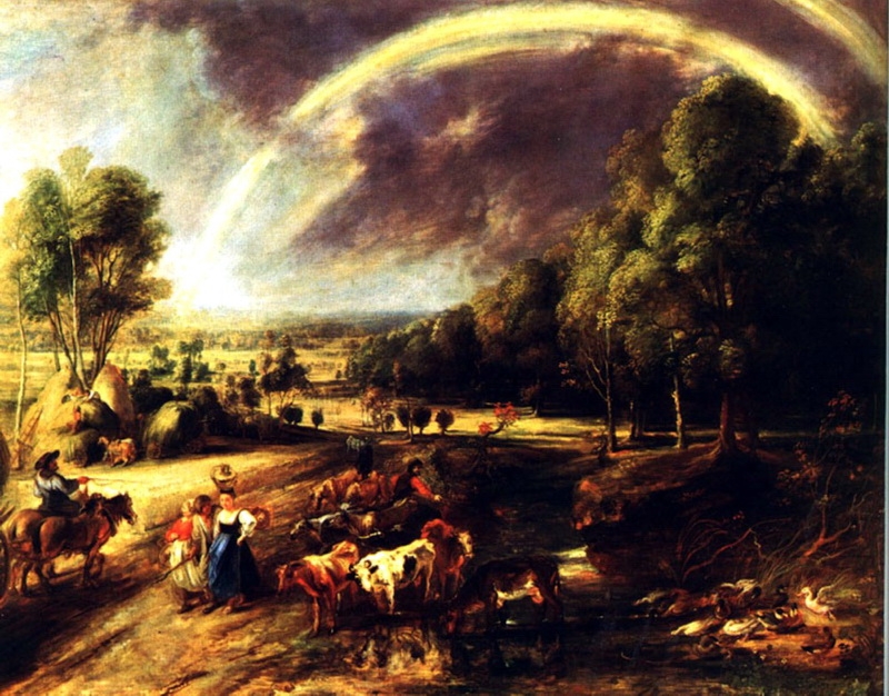 Krajina s duhou (1636)