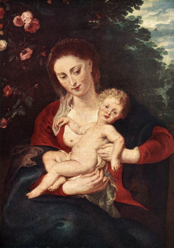 Panna a dítě (1620)