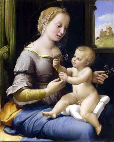 Madona s kvítky (1506 - 1507)
