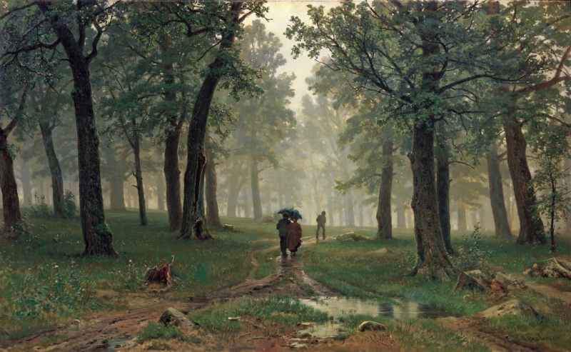 Déšť v lese (1891)