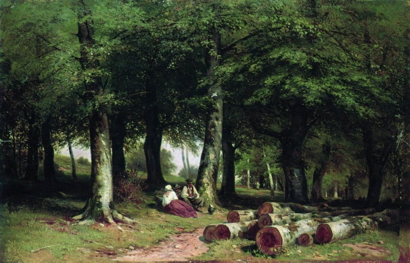 V lesíku (1869)