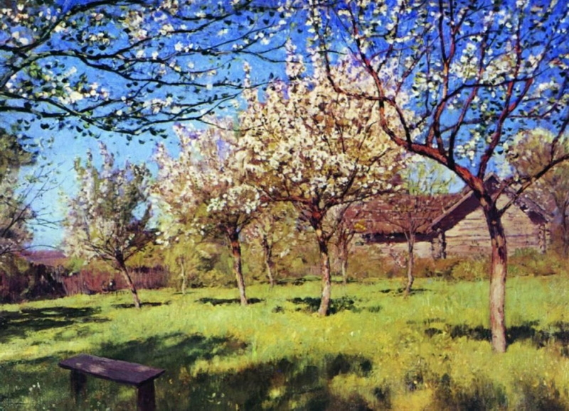 Kvetoucí jabloně (1896)
