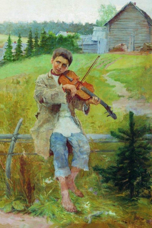 Chlapec s houslemi (1897)